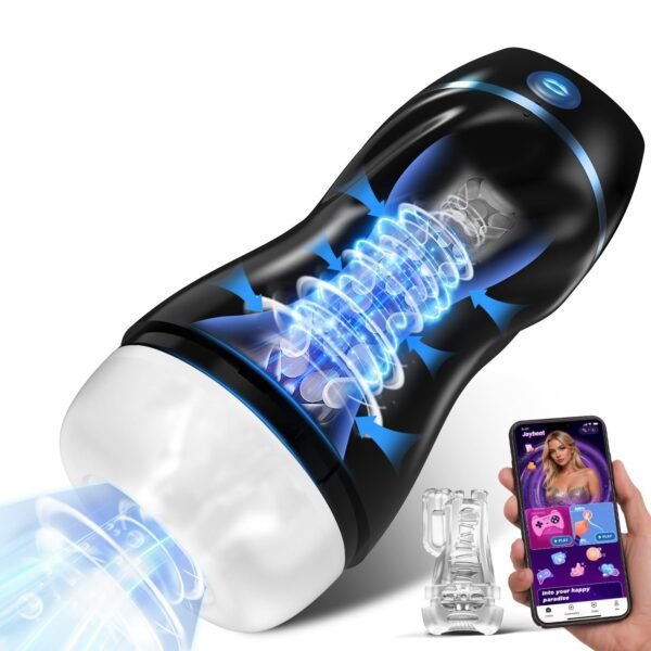 AI Lover Suction Male Masturbator with Interactive AI Companion, App Sync Modes, 7 Vibration & 3 Suction Levels Hands-Free Smart Stroker