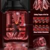 Version 1.0.0 Hydro Vacuum Male Masturbator with Water Massage, 7 Suction Modes, Thrusting & Rotation Hands-Free Sex Machine with AI Sync Control