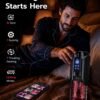 Version 1.0.0 Hydro Vacuum Male Masturbator with Water Massage, 7 Suction Modes, Thrusting & Rotation Hands-Free Sex Machine with AI Sync Control