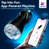 AI Lover Suction Male Masturbator with Interactive AI Companion, App Sync Modes, 7 Vibration & 3 Suction Levels Hands-Free Smart Stroker