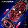 Version 1.0.0 Hydro Vacuum Male Masturbator with Water Massage, 7 Suction Modes, Thrusting & Rotation Hands-Free Sex Machine with AI Sync Control