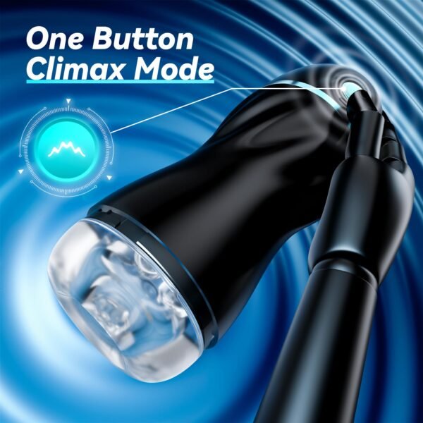 AI Lover Suction Male Masturbator with Interactive AI Companion, App Sync Modes, 7 Vibration & 3 Suction Levels Hands-Free Smart Stroker