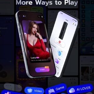 ★Interactive Sync Male Masturbator with Video & Game Sync, 7 Thrusting & Rotation Modes, Hands-Free Sex Machine with Viewing Window
