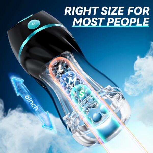 AI Lover Suction Male Masturbator with Interactive AI Companion, App Sync Modes, 7 Vibration & 3 Suction Levels Hands-Free Smart Stroker