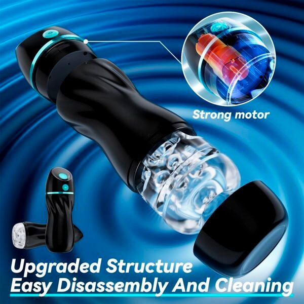 AI Lover Suction Male Masturbator with Interactive AI Companion, App Sync Modes, 7 Vibration & 3 Suction Levels Hands-Free Smart Stroker