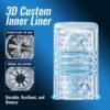 All-in-One AI Interactive Male Masturbator with Handle, Phone Holder & Suction Base, 7 Thrust Modes App-Control Hands-Free Sex Machine
