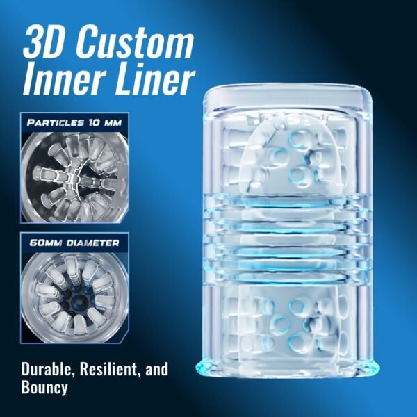 All-in-One AI Interactive Male Masturbator with Handle, Phone Holder & Suction Base, 7 Thrust Modes App-Control Hands-Free Sex Machine